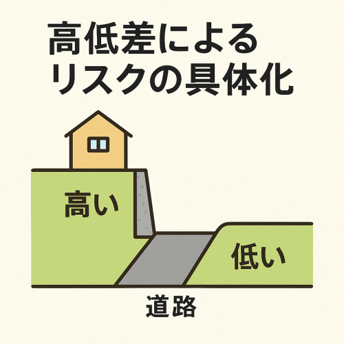 【土地と道路の高低差】注意すべきポイントと建築時の落とし穴