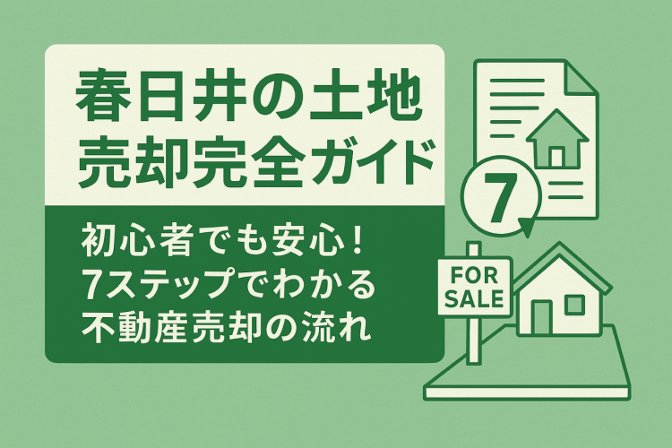 【春日井の土地売却完全ガイド】